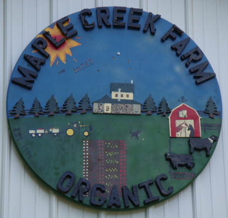 Maple Creek Farm Sign